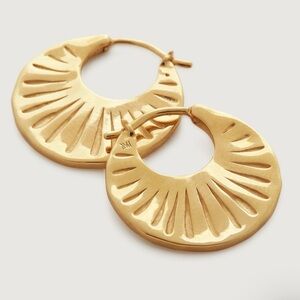Monica Vinader Talisman Hoop Earrings